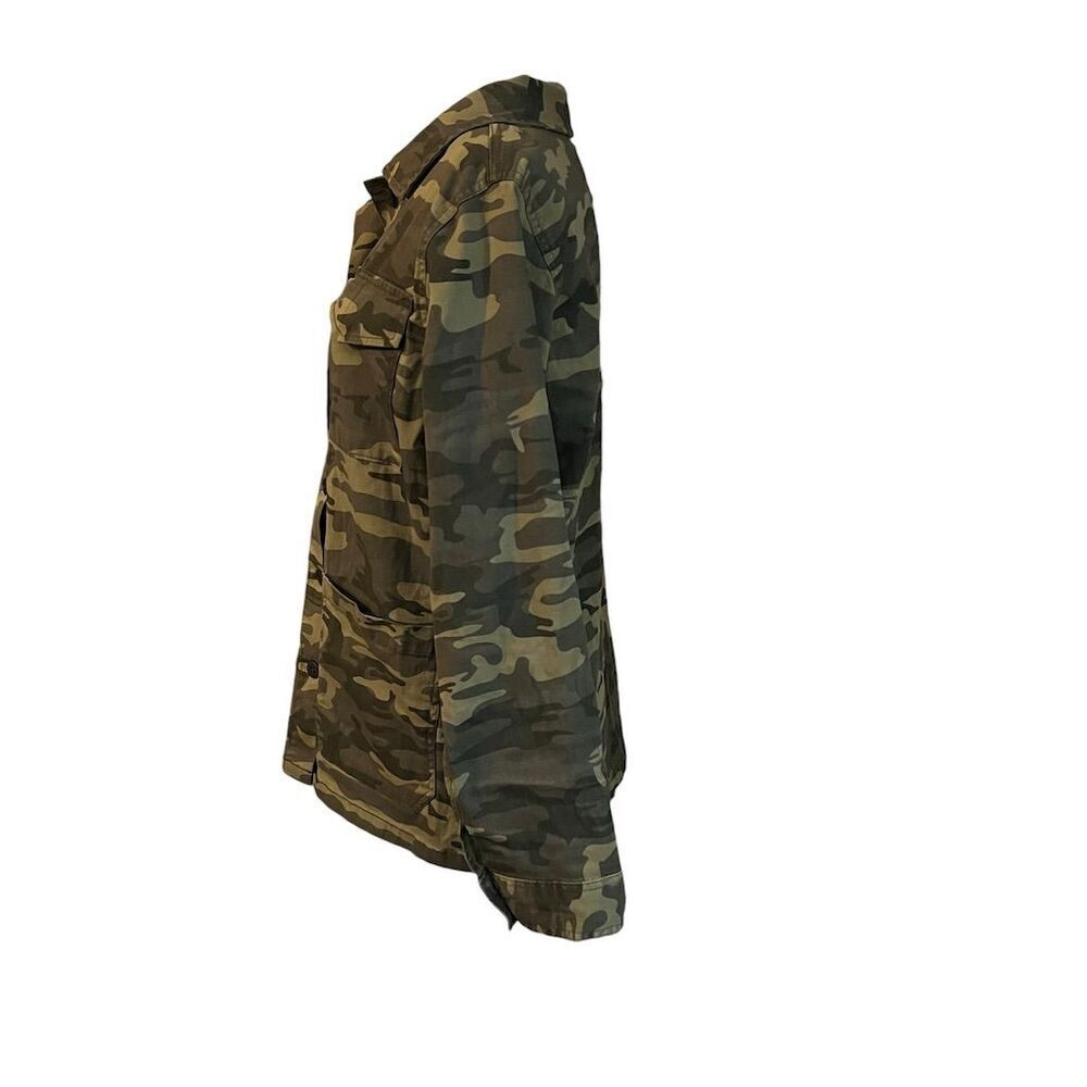 Sanctuary Women's M Camouflage Button Up Casual Utility Jacket/Shacket Pockets - Picture 5 of 10